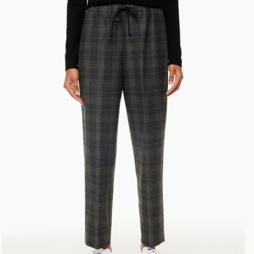 Wool trouser joggers